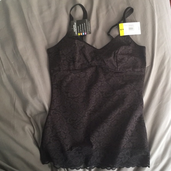 Bali Women's Lace N' Smooth Firm Control Camisole - Picture 2 of 8